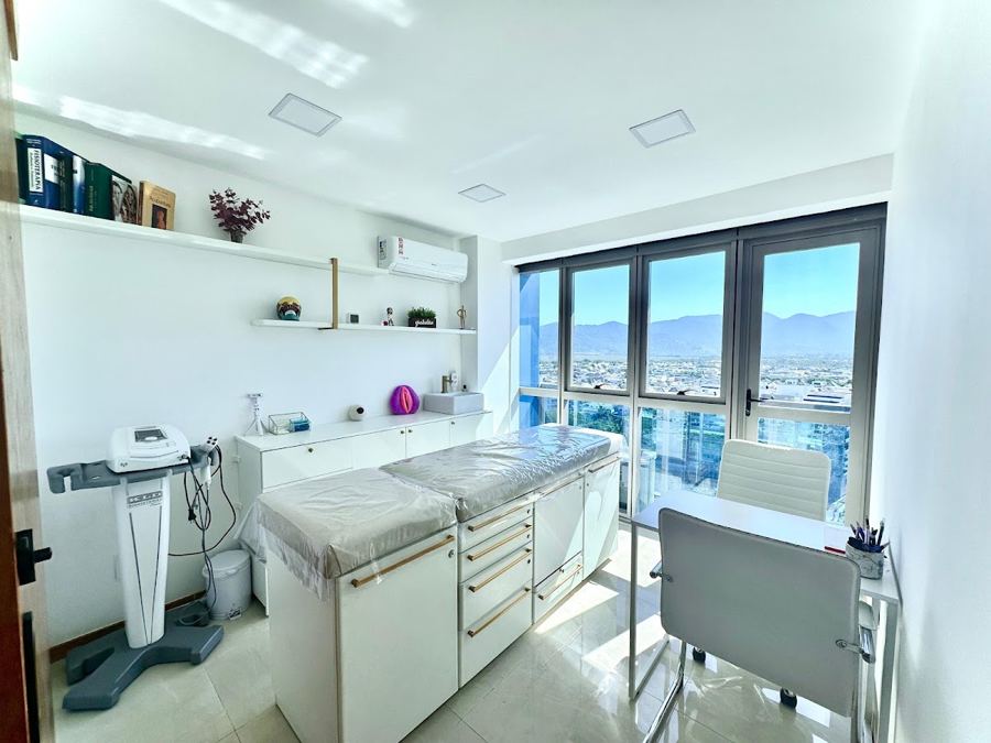 Sala de atendimento com vista